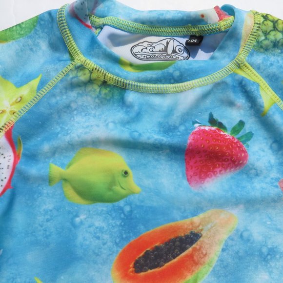 Molo Swim Rash Guard Swim Rashguard 4 4T Kids Girl - Picture 4 of 16